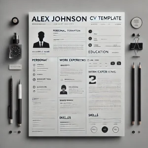 Detail-Oriented Admin CV Template